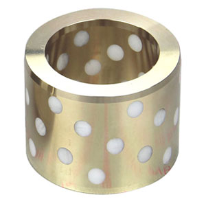 PTFE Plugged oilless Bronze bearing bushing